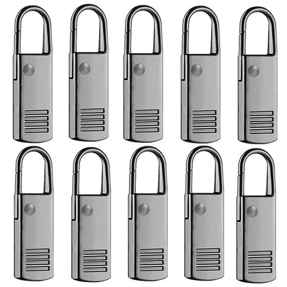 Instant Clip-On Metal Zipper Pulls