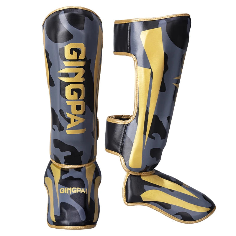 GINGPAI Camo Martial Arts Shin Guards
