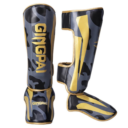 GINGPAI Camo Martial Arts Shin Guards