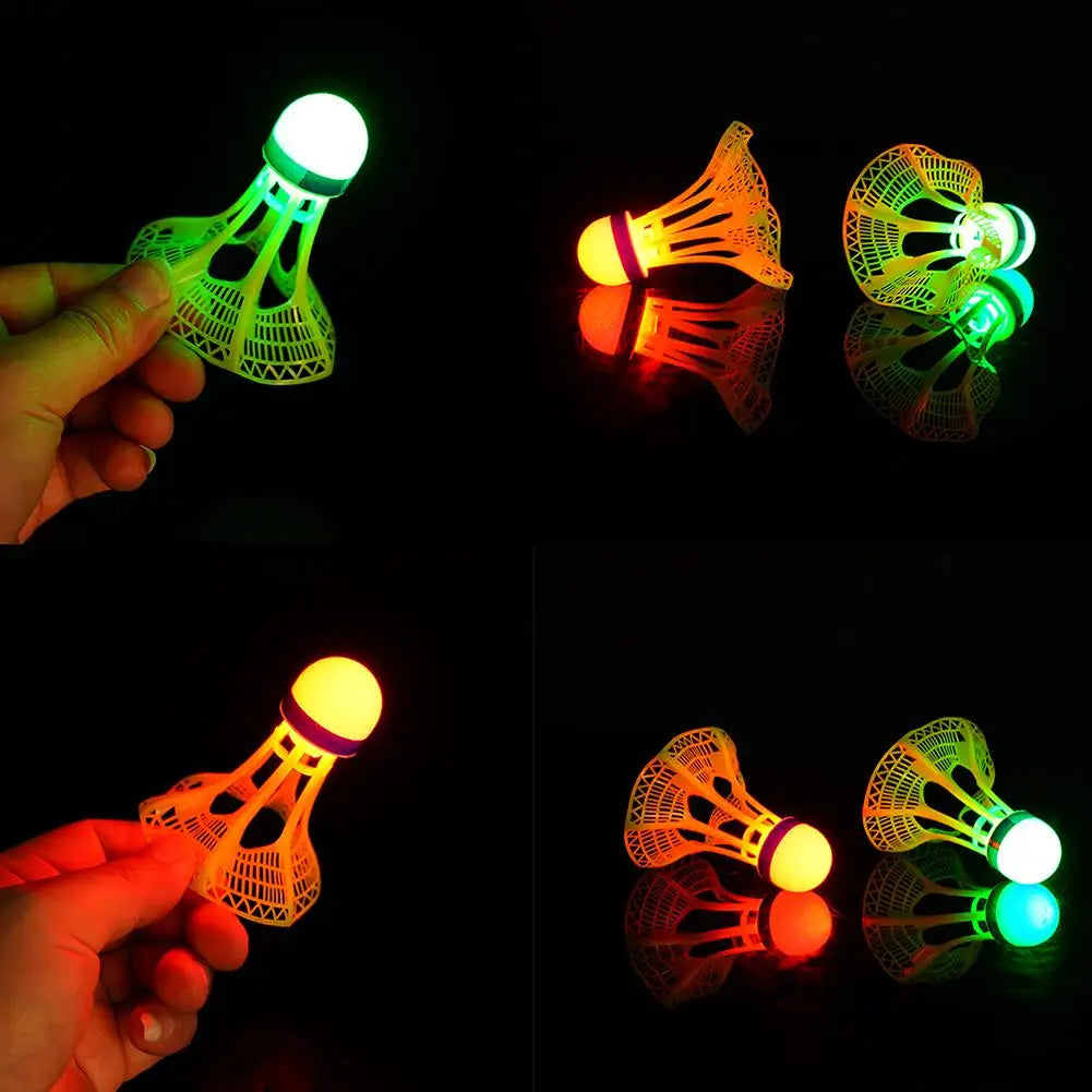 LED Luminous & Windproof Badminton Shuttlecocks