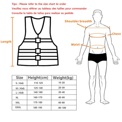 Universal Water Sports Safety Life Vest