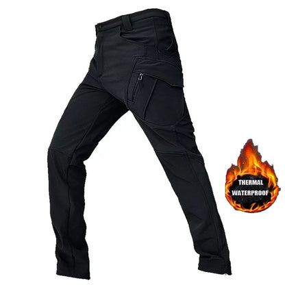 Waterproof Fleece-Lined Softshell Jacket & Pants Set