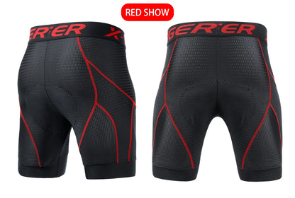 X-TIGER 5D Padded Cycling Underwear Shorts (6-Hour Support)