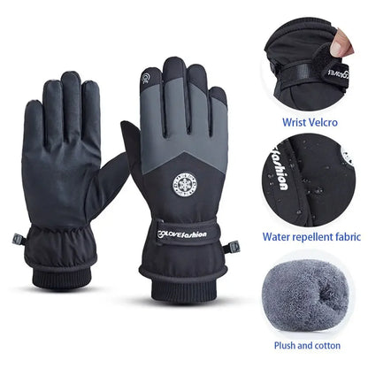 Waterproof Fleece-Lined Winter Sports Gloves