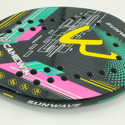 Camewin 3K Beach Tennis Racket - Full Carbon Fiber - Rough Surface