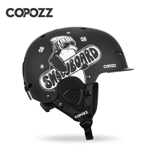 COPOZZ Graphic Art Ski & Snowboard Helmet (CE Certified)