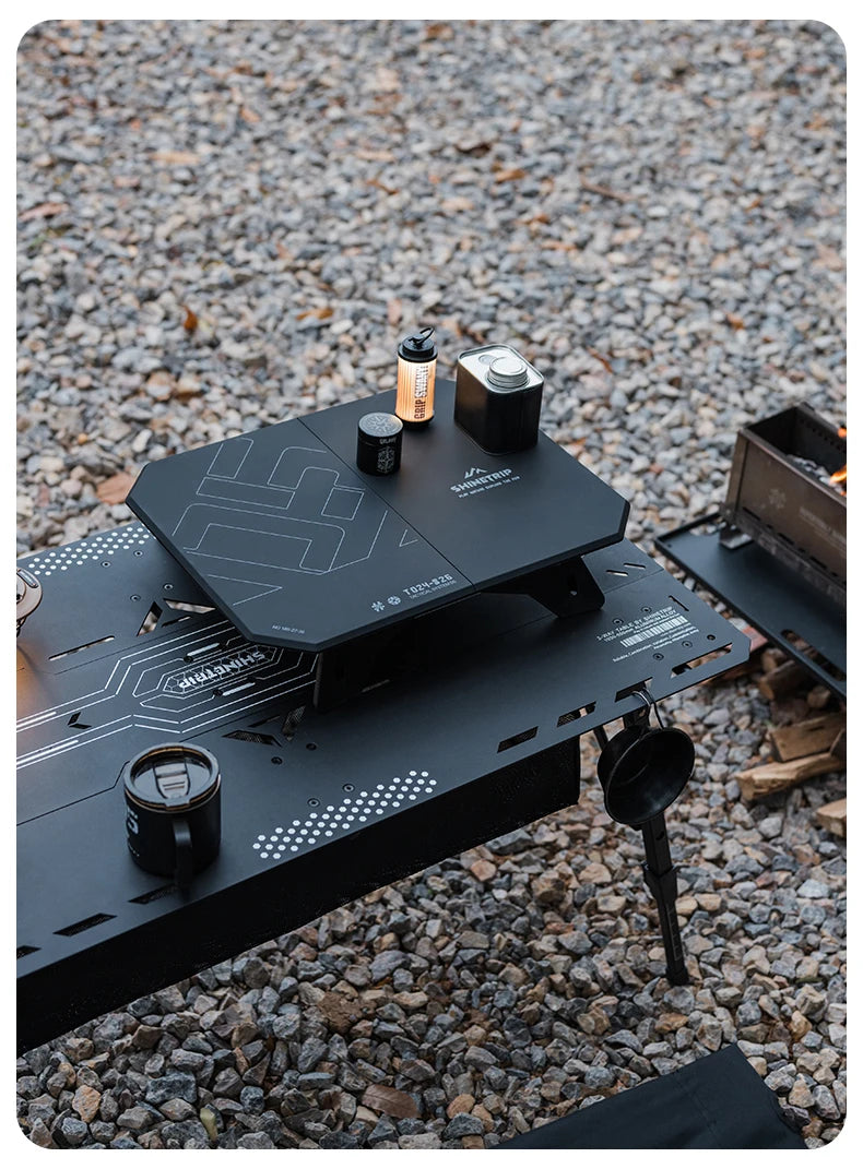 ShineTrip Ultra-light 2-in-1 Convertible Camping Table