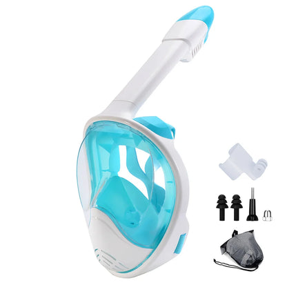 180° Panoramic Full-Face Snorkel Mask