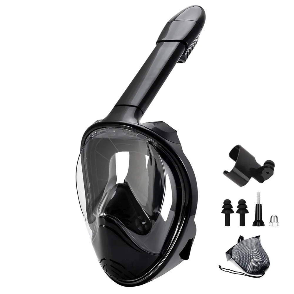 180° Panoramic Full-Face Snorkel Mask