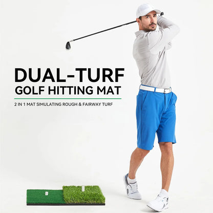 Dual-Turf Golf Hitting Mat