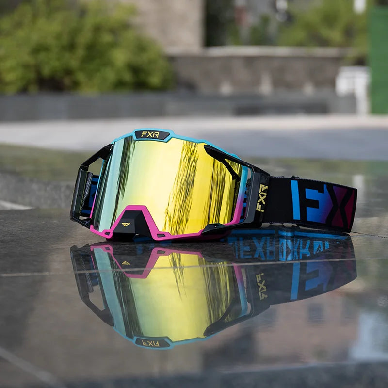FXR Combat MX & Ski Goggles (Anti-Fog Double Lens)