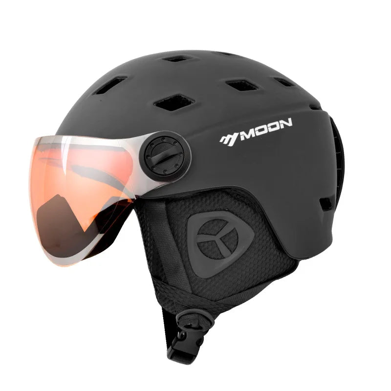 MOON Professional Ski & Snowboard Helmet (with Optional Visor)