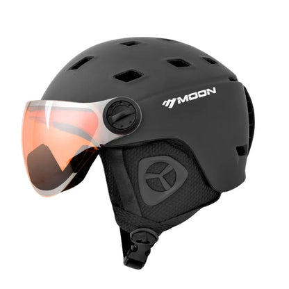 MOON Professional Ski & Snowboard Helmet (with Optional Visor)