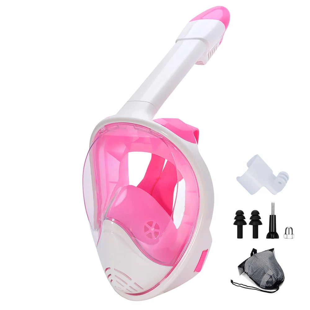 180° Panoramic Full-Face Snorkel Mask