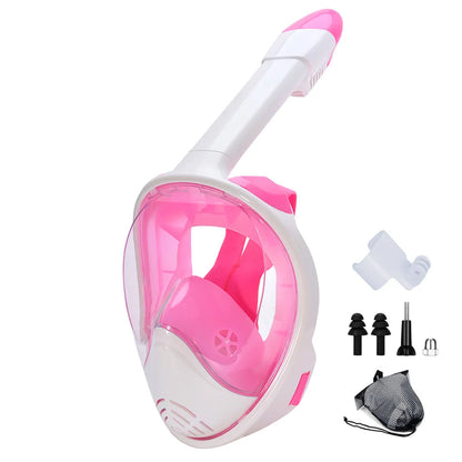 180° Panoramic Full-Face Snorkel Mask