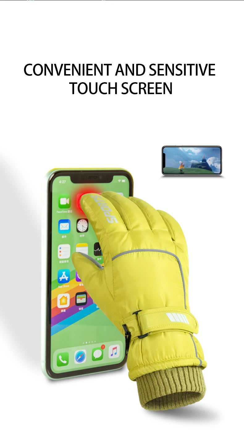 Waterproof Thermal Ski & Snowboard Gloves