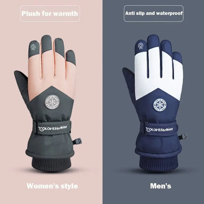 Waterproof Fleece-Lined Winter Sports Gloves