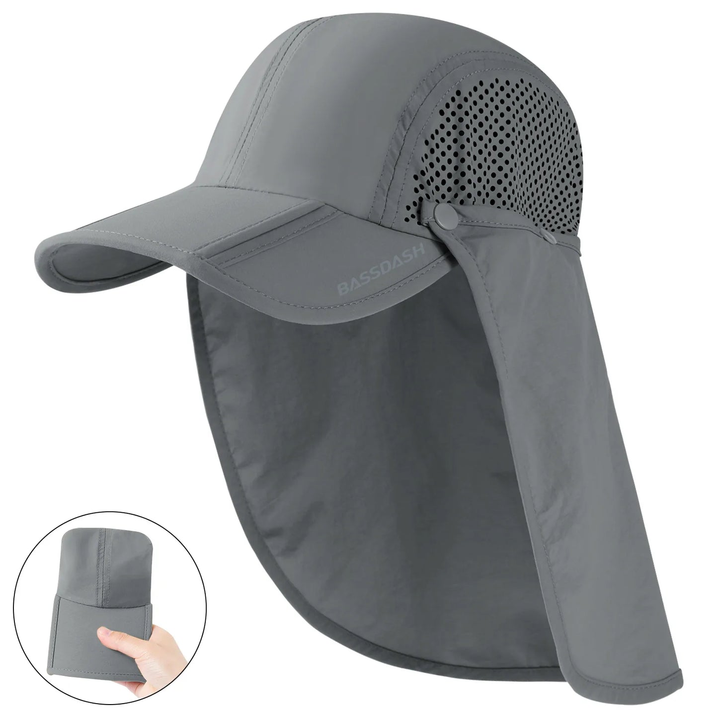 BASSDASH UPF 50+ Convertible Sun Hat