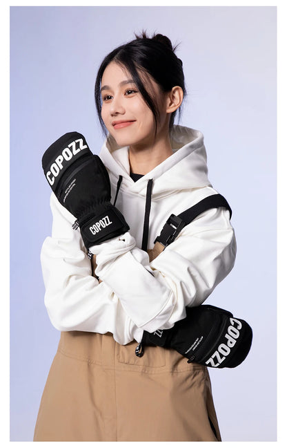 COPOZZ 3M Thinsulate Waterproof Ski Mittens