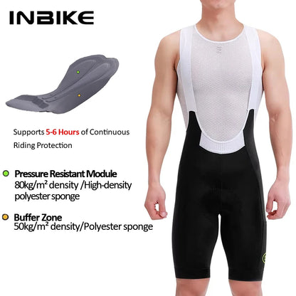 INBIKE Pro Endurance Bib Shorts (5-6 Hour Pad)