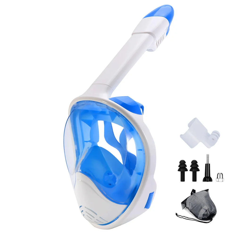 180° Panoramic Full-Face Snorkel Mask