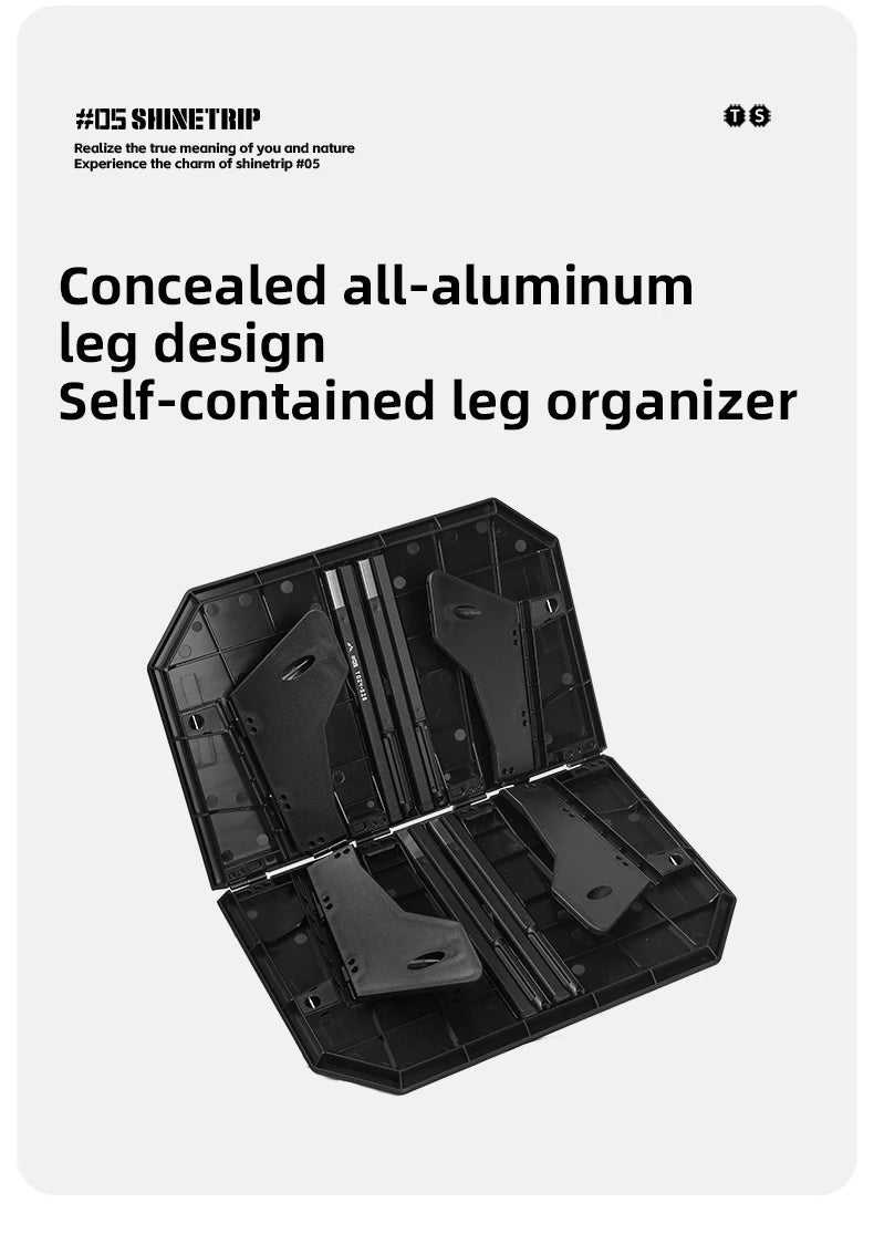 ShineTrip Ultra-light 2-in-1 Convertible Camping Table