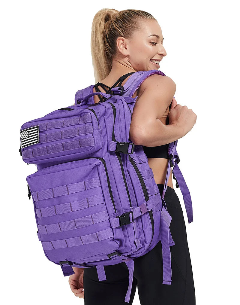 45L Tactical MOLLE Backpack for Hiking & Trekking