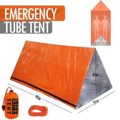 Emergency Survival Shelter Tent (2-Person Mylar Tent)