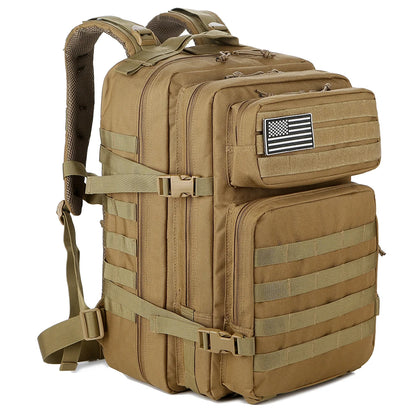 45L Tactical MOLLE Backpack for Hiking & Trekking