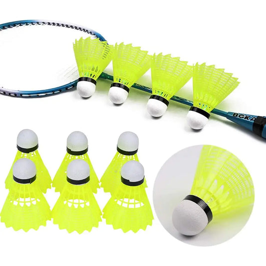 Durable Nylon Badminton Shuttlecocks (3 or 6 Pack)