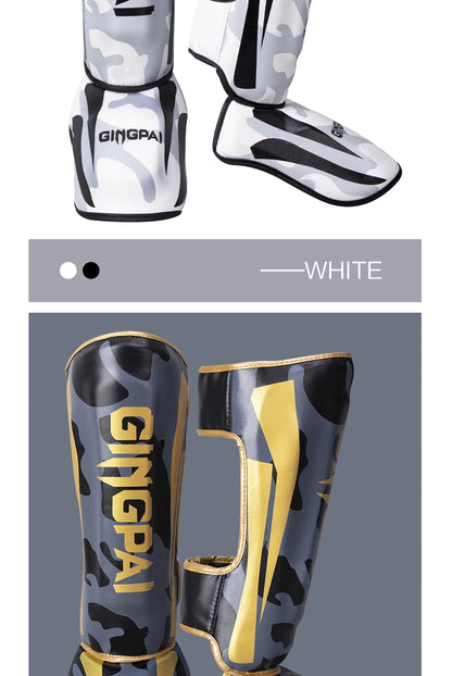 GINGPAI Camo Martial Arts Shin Guards