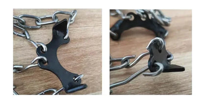 8-Spike Anti-Slip Ice Cleats for Boots & Shoes
