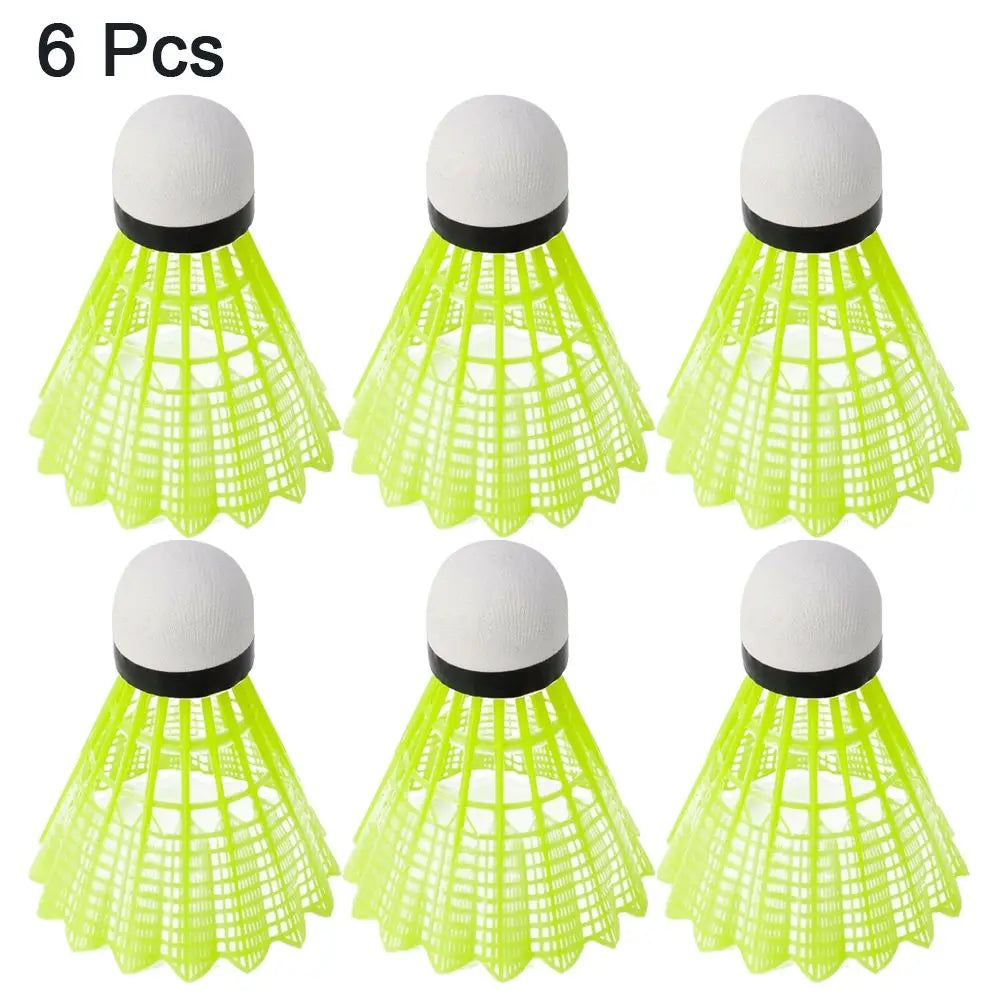 Durable Nylon Badminton Shuttlecocks (3 or 6 Pack)