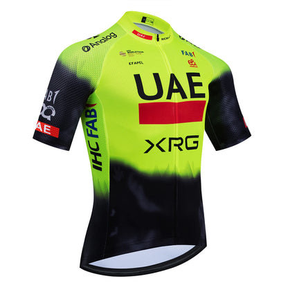 Pro-Team UAE Cycling Jersey & Bib Shorts Set (20D Gel Pad)