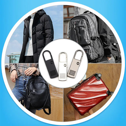 Instant Clip-On Metal Zipper Pulls