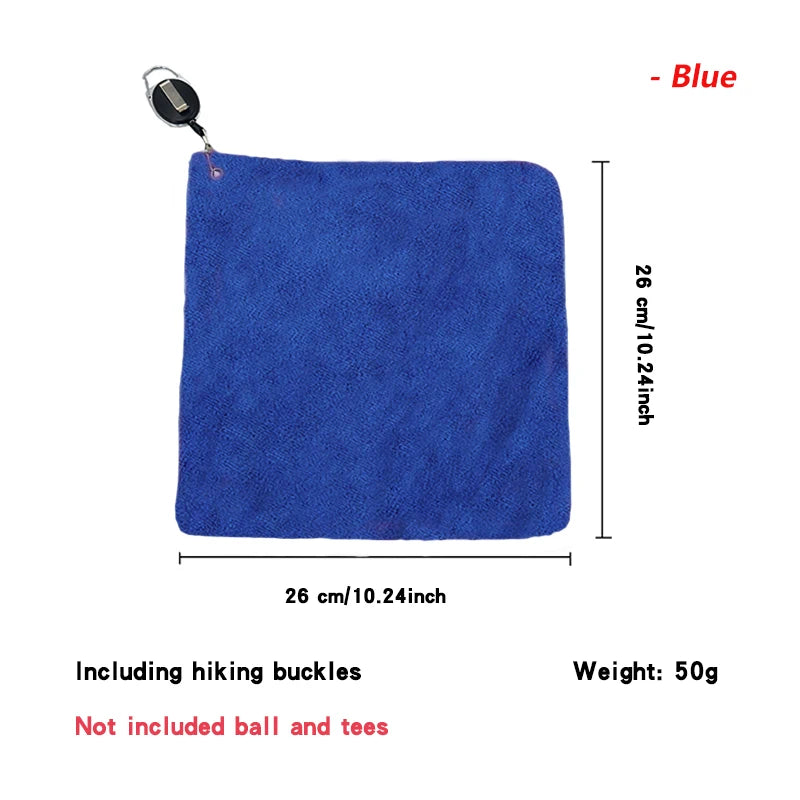 Retractable Microfiber Golf Towel