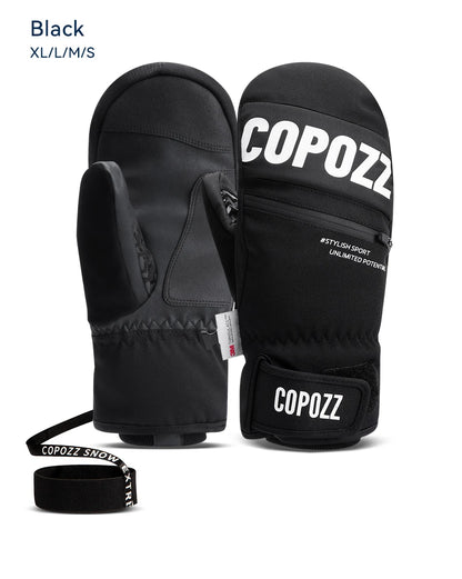 COPOZZ 3M Thinsulate Waterproof Ski Mittens