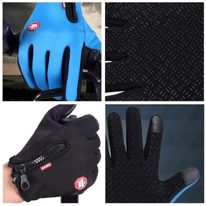 Waterproof Touchscreen Thermal Gloves for Outdoor Sports