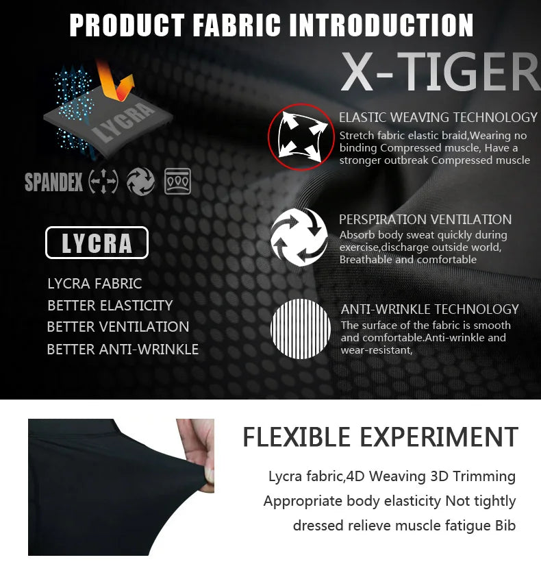 X-TIGER Pro Competition Padded Cycling Shorts