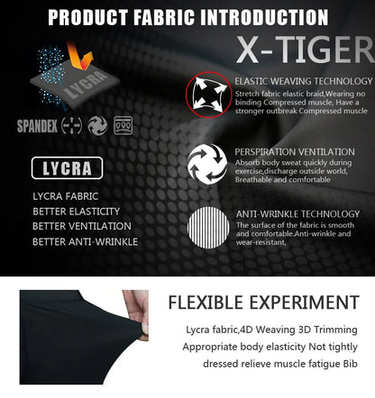 X-TIGER Pro Competition Padded Cycling Shorts