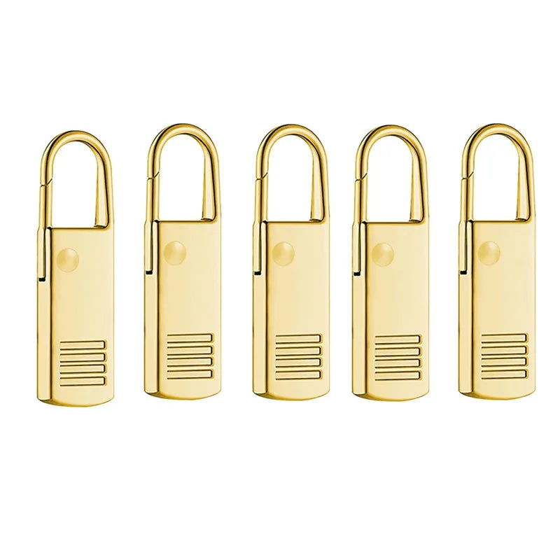 Instant Clip-On Metal Zipper Pulls