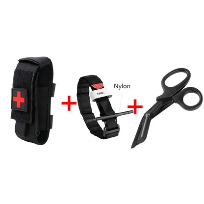 Tactical Tourniquet & Trauma Shear First Aid Kit
