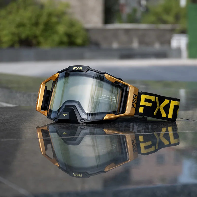 FXR Combat MX & Ski Goggles (Anti-Fog Double Lens)