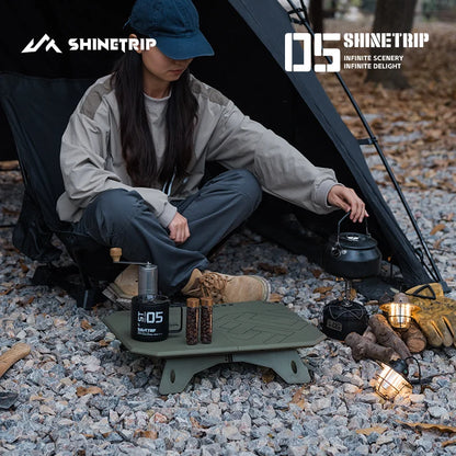 ShineTrip Ultra-light 2-in-1 Convertible Camping Table