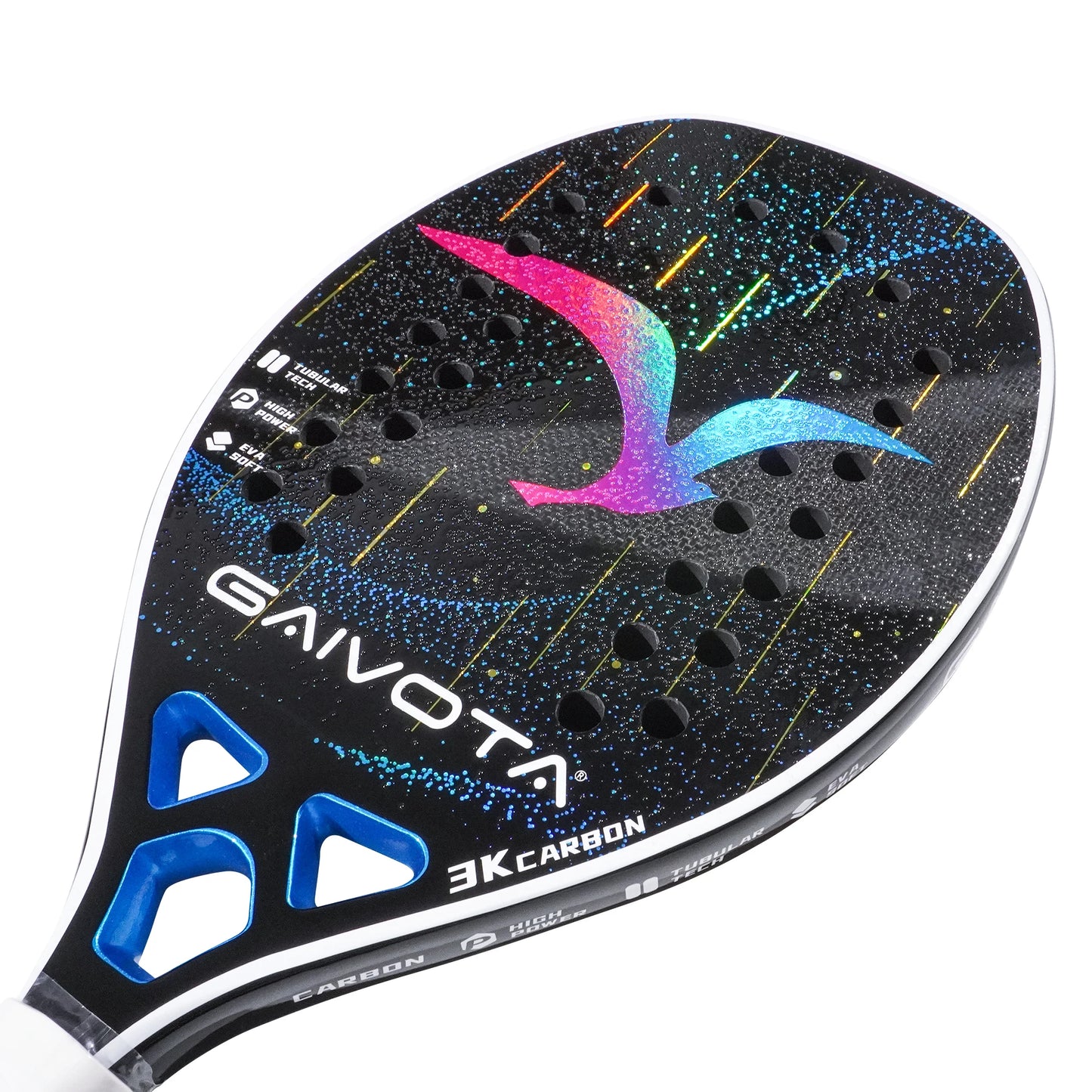 Beach Tennis Racket GAIVOTA BTG-2503 3K Carbon + Backpack (2025)