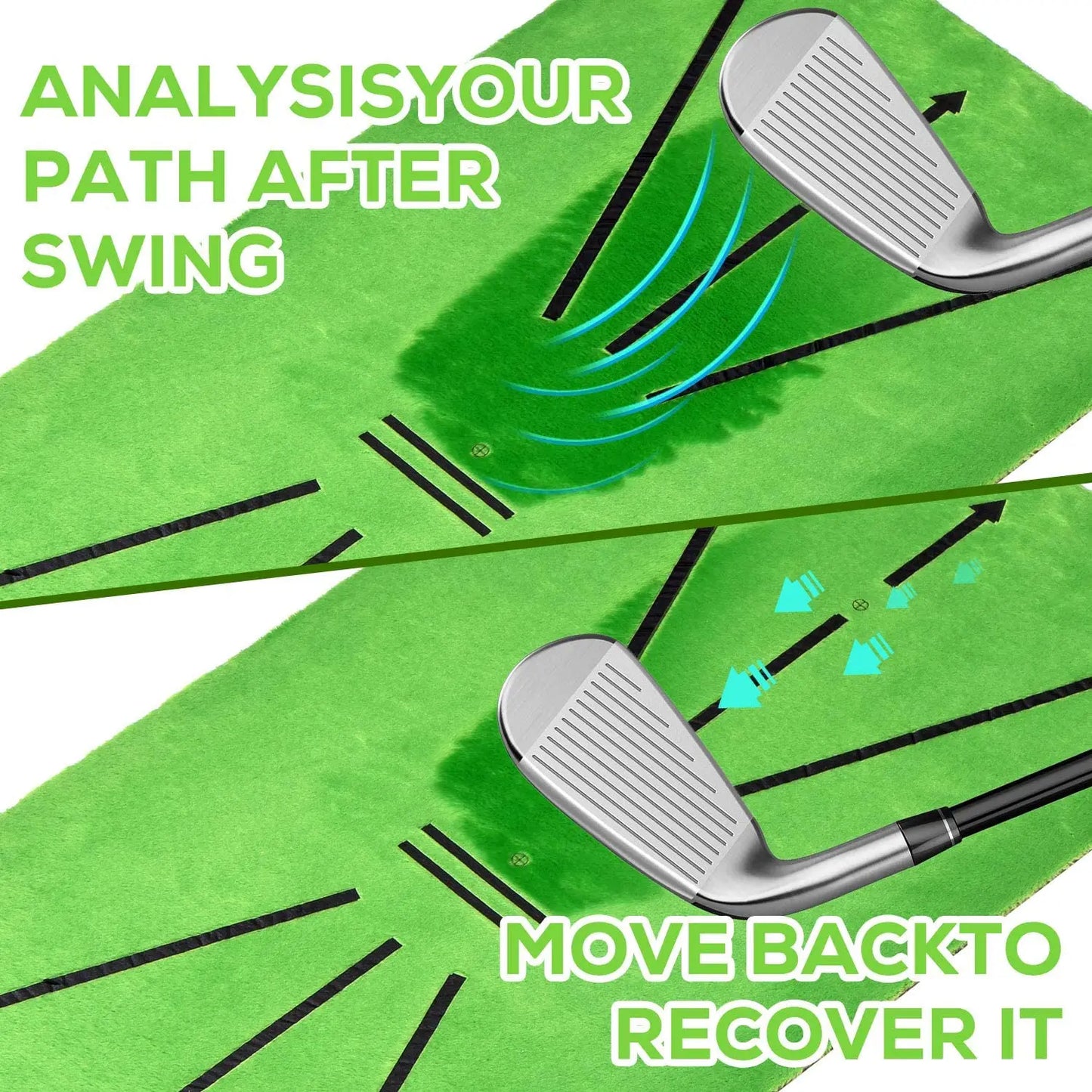 Instant Feedback Golf Swing Training Mat
