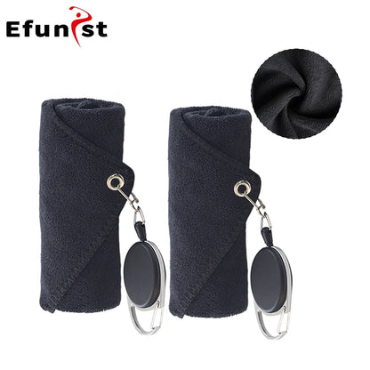 Retractable Microfiber Golf Towel