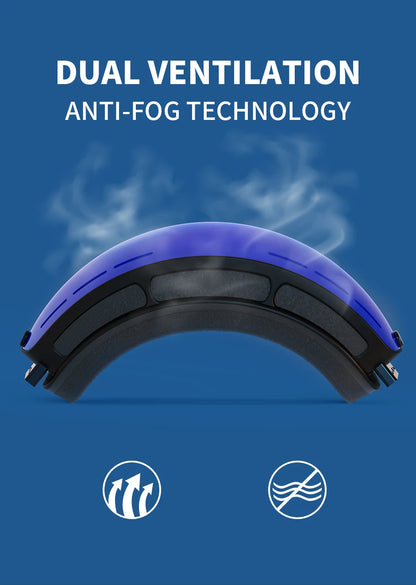 NATFIRE Pro Interchangeable Ski & Snowboard Goggles (OTG)