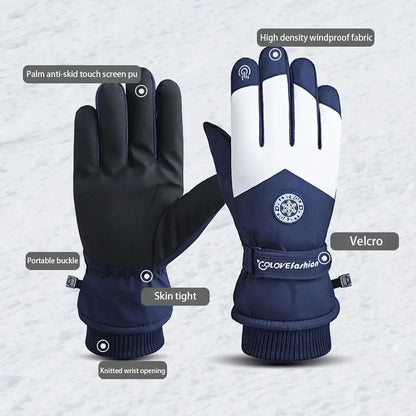 Waterproof Fleece-Lined Winter Sports Gloves