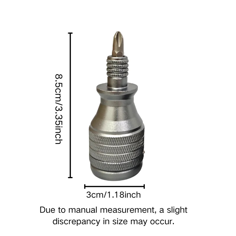 Compact 7-in-1 Aluminum Pocket Screwdriver
